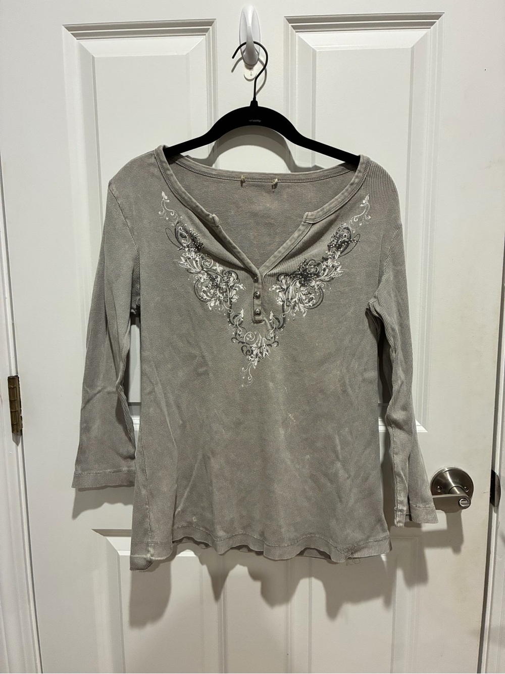 vintage y2k cotton 3/4 sleeve